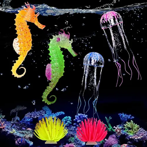 Glowing Aquarium Ornaments