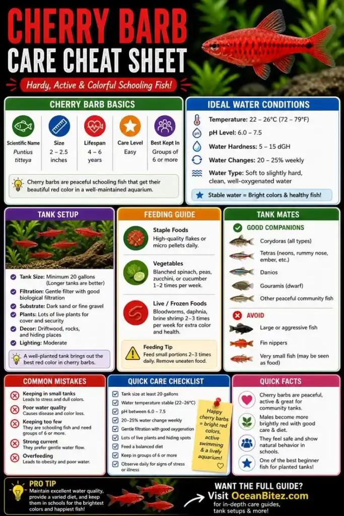 Cherry Barb Care sheet