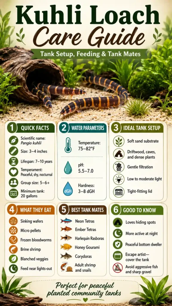 Kuhli Loach Care sheet