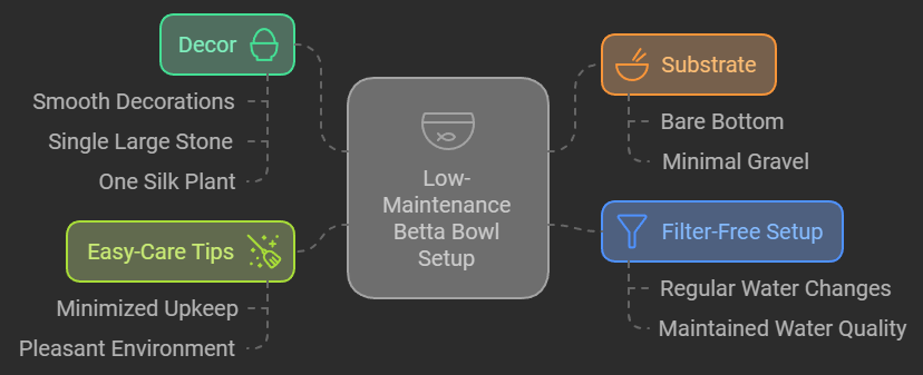 Low Maintenance Betta Bowl Setup