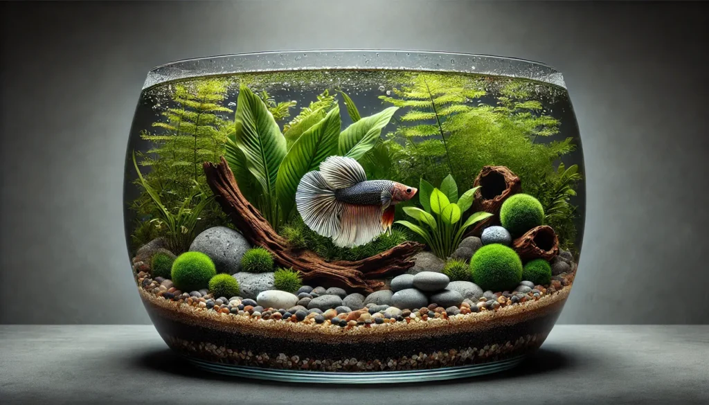 Natural Themed Betta Bowl