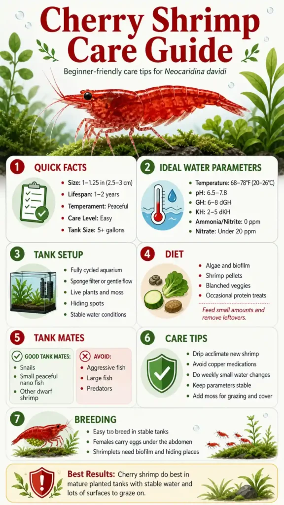 Cherry shrimp care 1