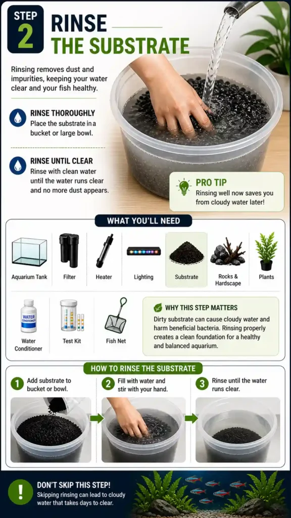 Rinse the Substrate