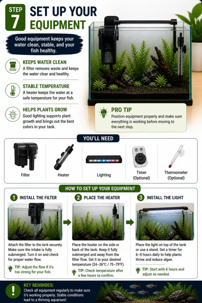 Set Up Equipment