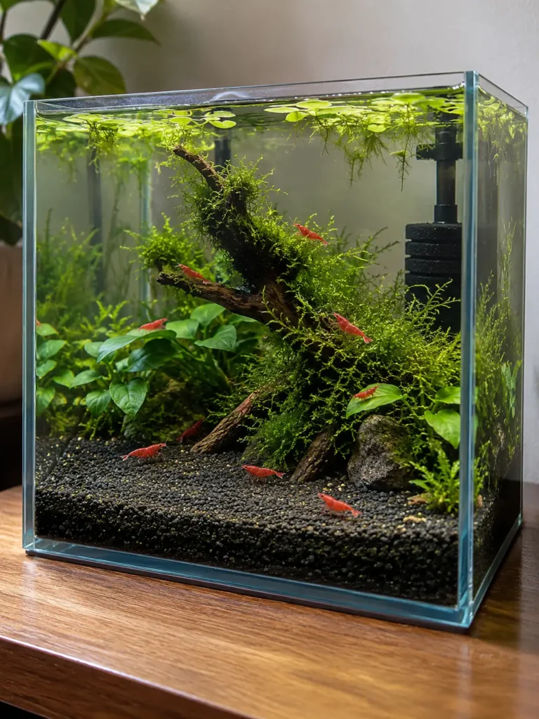 Beginner low tech planted tank