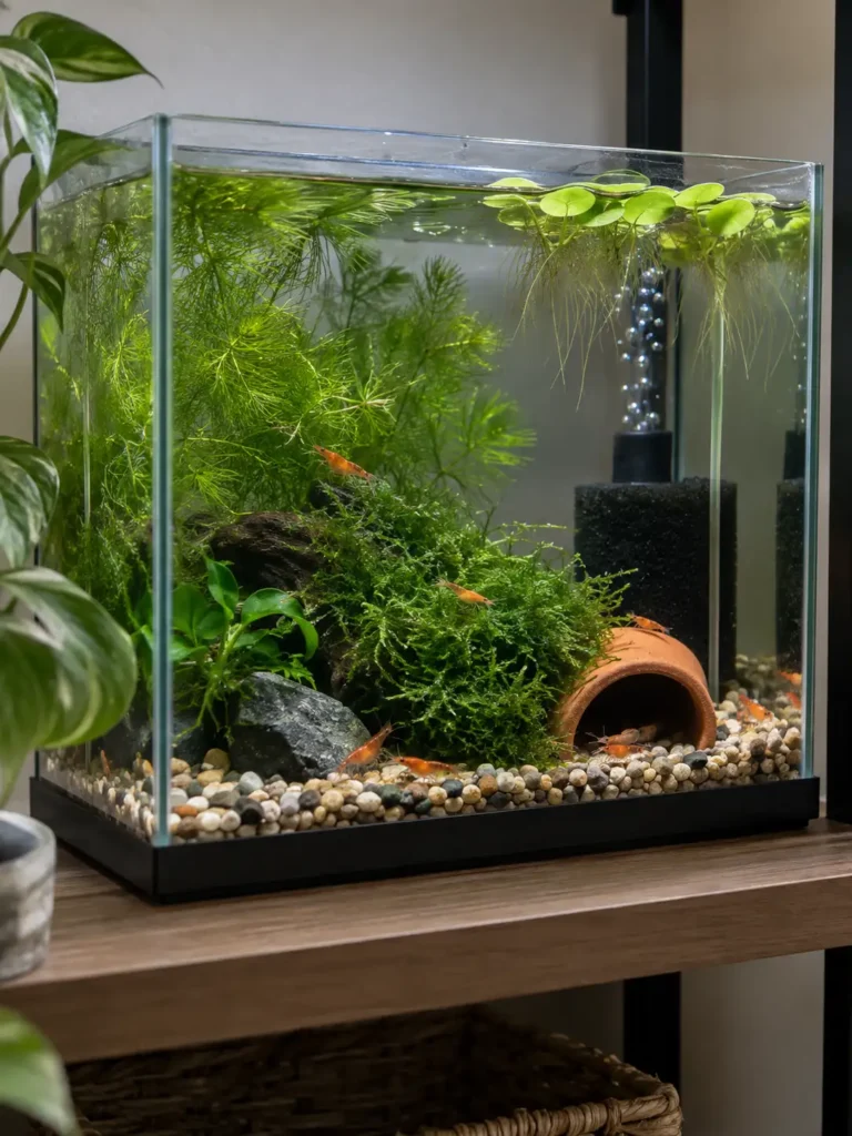 Budget Friendly Shrimp Tank