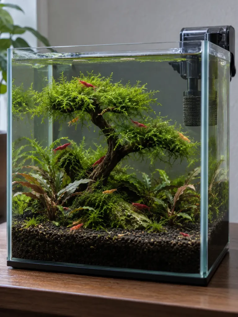 Moss Tree Shrimp Tank