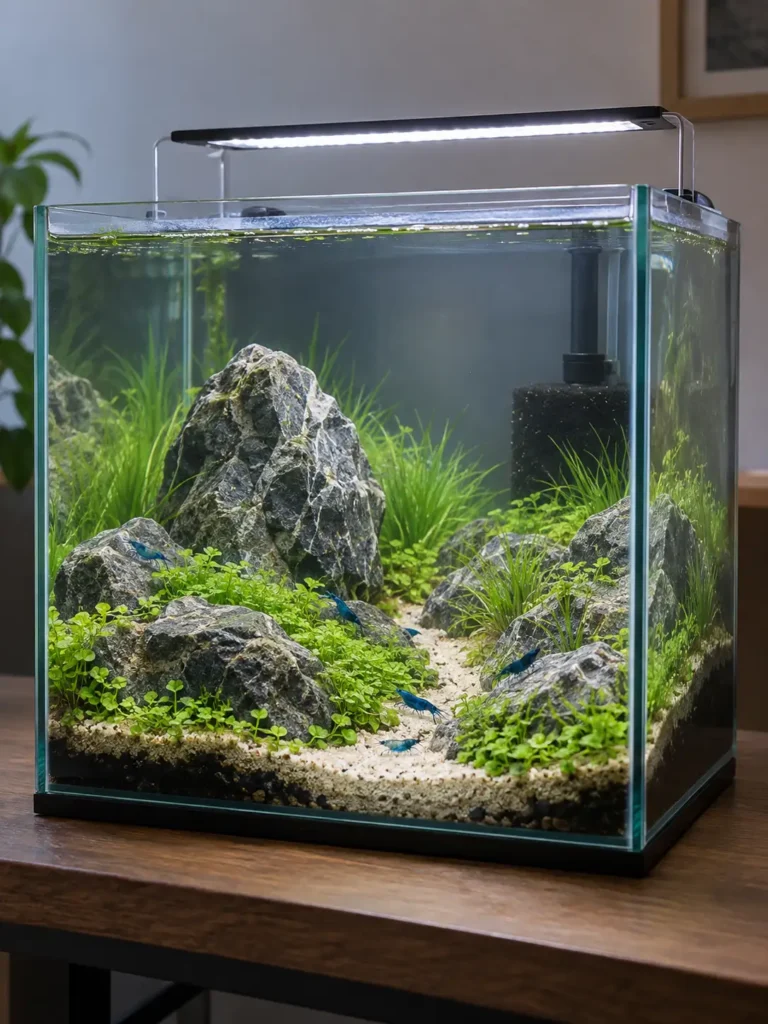 Rocky Iwagumi Inspired Shrimp Tank